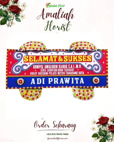 Papan Bunga Ucapan Selamat Domas