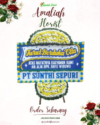 Papan Bunga Duka di Domas