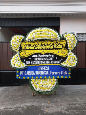 Papan Bunga Duka di Domas