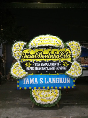 Papan Bunga Duka di Domas