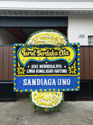 Papan Bunga Duka di Domas